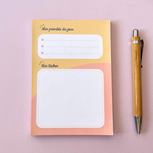 Bloc notes Focus pour organisation